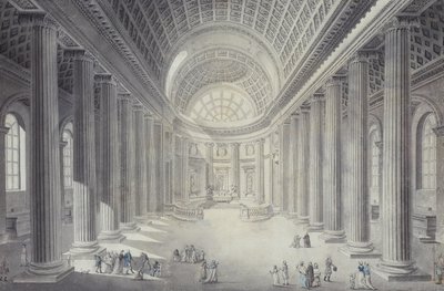 Interior View of Saint-Philippe-de-Roule, Paris by Jean Francois Therese Chalgrin